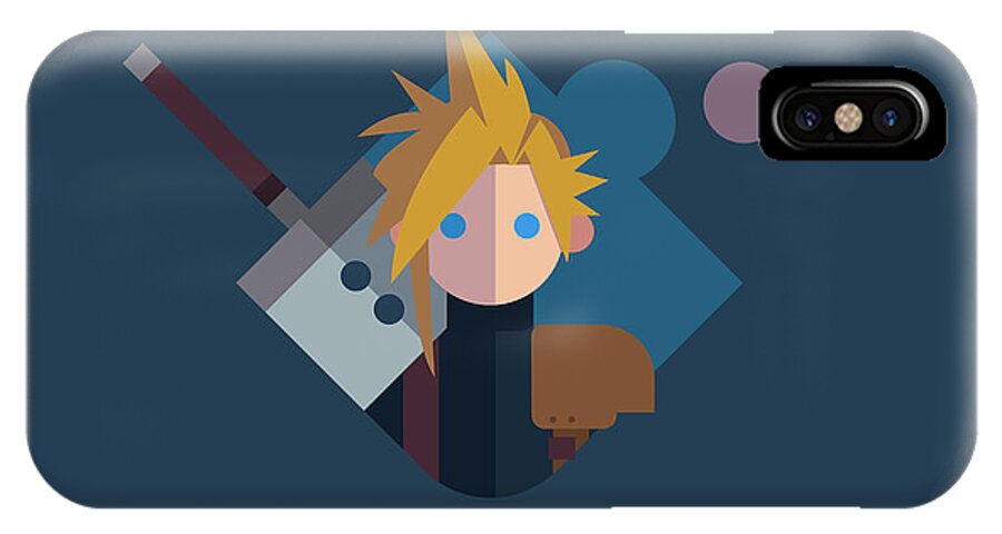 Ffvii iPhone X Case featuring the digital art Soldier by Michael Myers