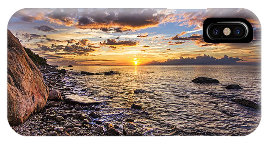 Southold iPhone X Case featuring the photograph Southold Sunset by Robert Seifert