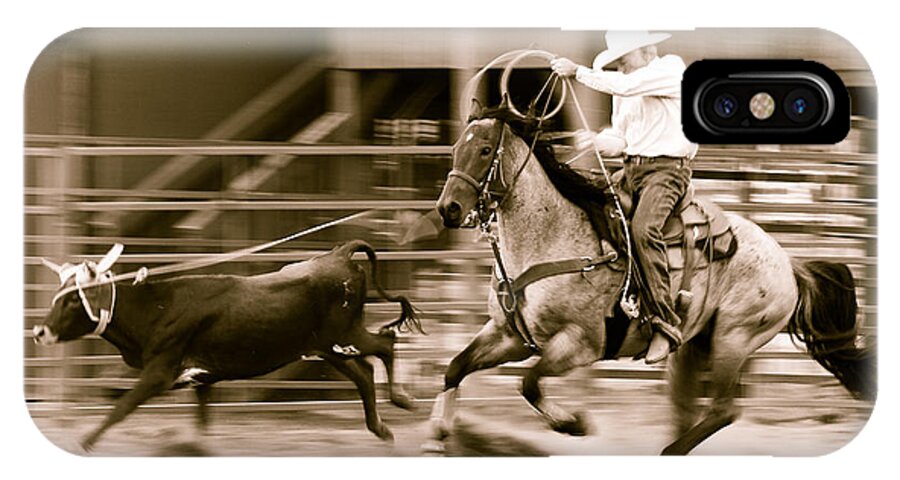 Rodeo iPhone X Case featuring the photograph Speed by Scott Sawyer
