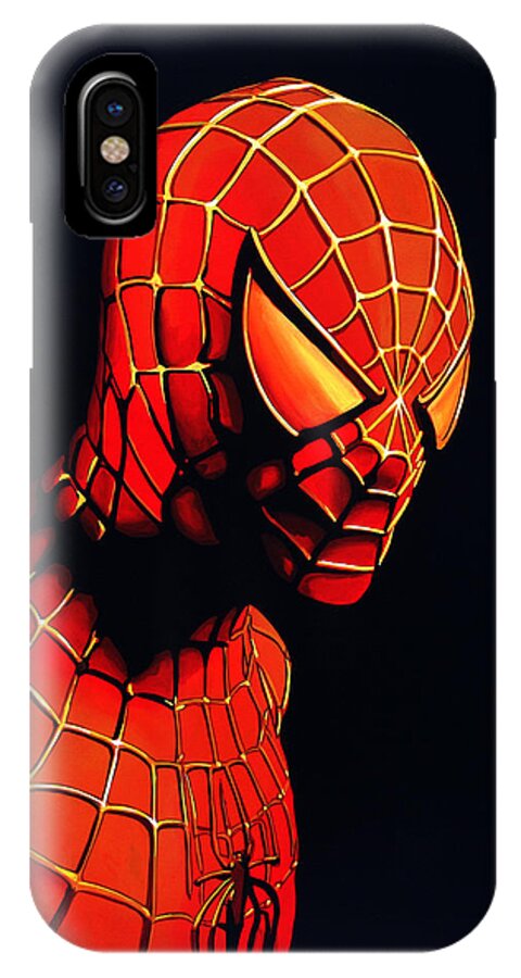 Spiderman iPhone X Case by Paul Meijering - Fine Art America