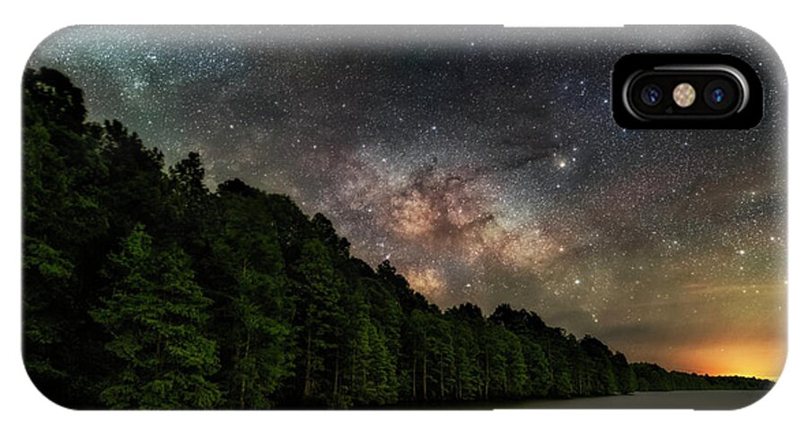 Starlight Swimming iPhone X Case featuring the photograph Starlight Swimming by Russell Pugh