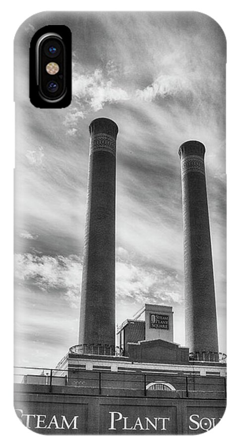 Steam iPhone X Case featuring the photograph Steam Plant Square by Hugh Smith