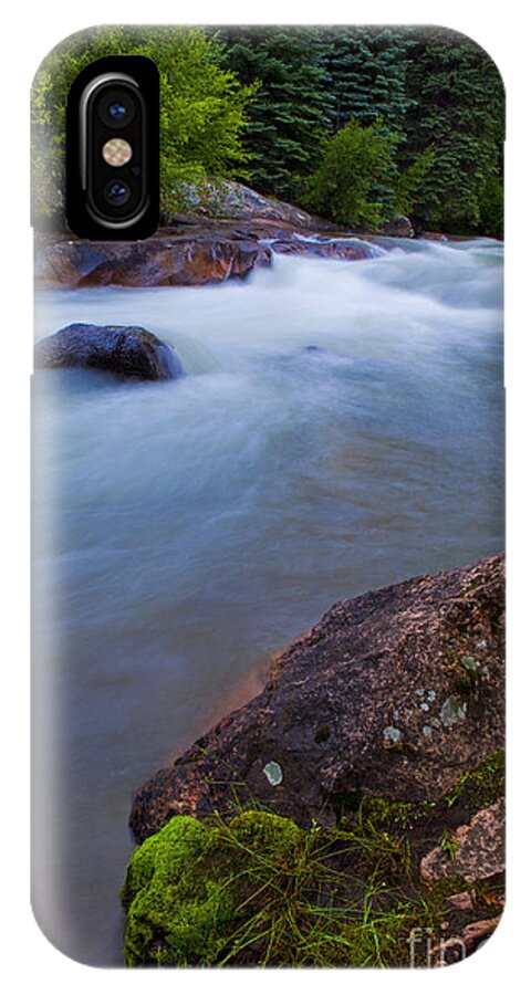 River iPhone X Case featuring the photograph Storm Approaching by Barbara Schultheis