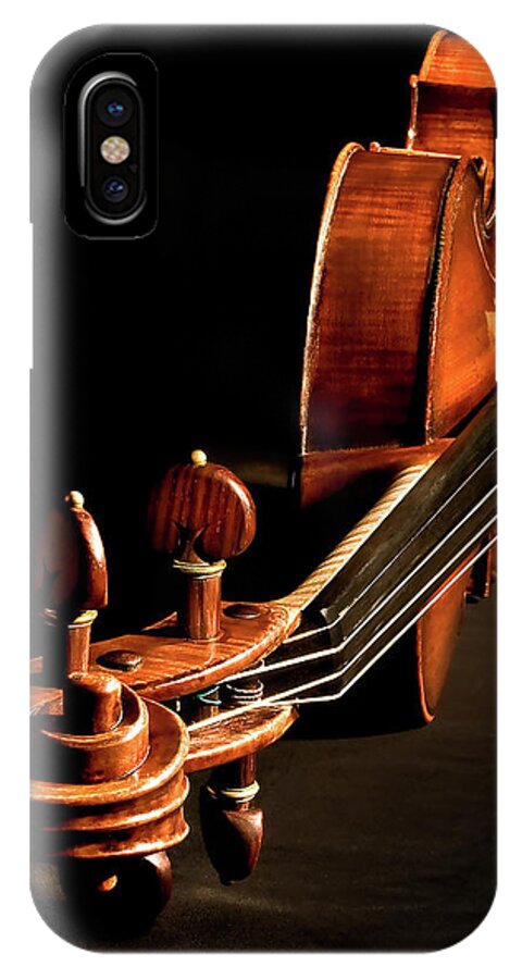 Strad iPhone X Case featuring the photograph Stradivarius From The Top by Endre Balogh