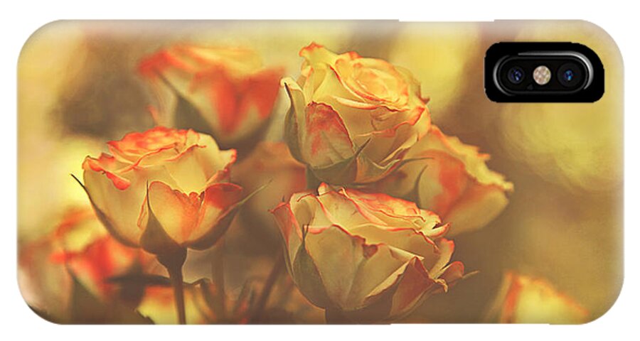 Roses iPhone X Case featuring the photograph Summer Roses #1 by Pat Abbott