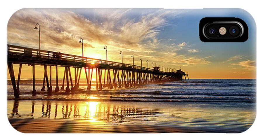 Sun iPhone X Case featuring the photograph Sun and Shadows by Eddie Yerkish