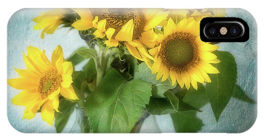 Sunflowers iPhone X Case featuring the photograph Sun Inside by Philippe Sainte-Laudy