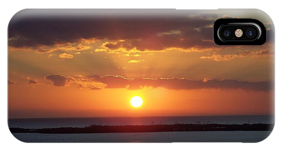 Sunset iPhone X Case featuring the photograph Sunset 0013 by Laurie Paci