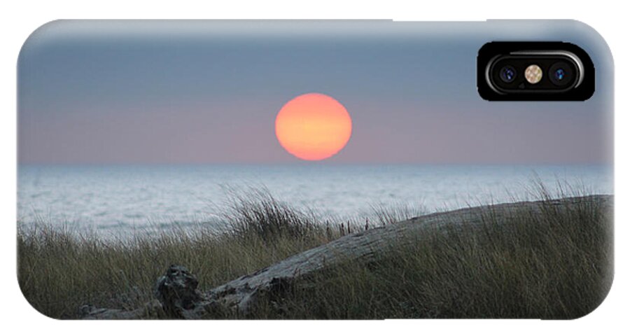 Sun iPhone X Case featuring the photograph Sunset at Halfmoon Bay by Deana Glenz