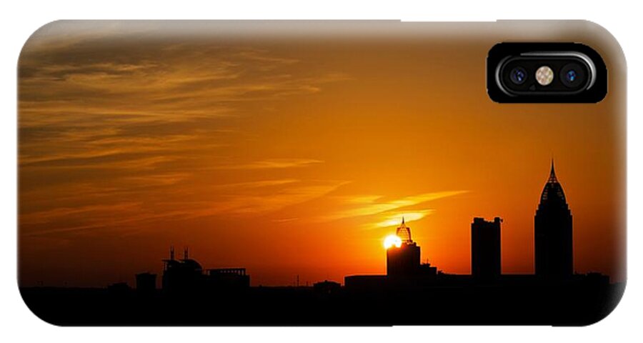 Alabama iPhone X Case featuring the photograph Sunset City by Brad Boland