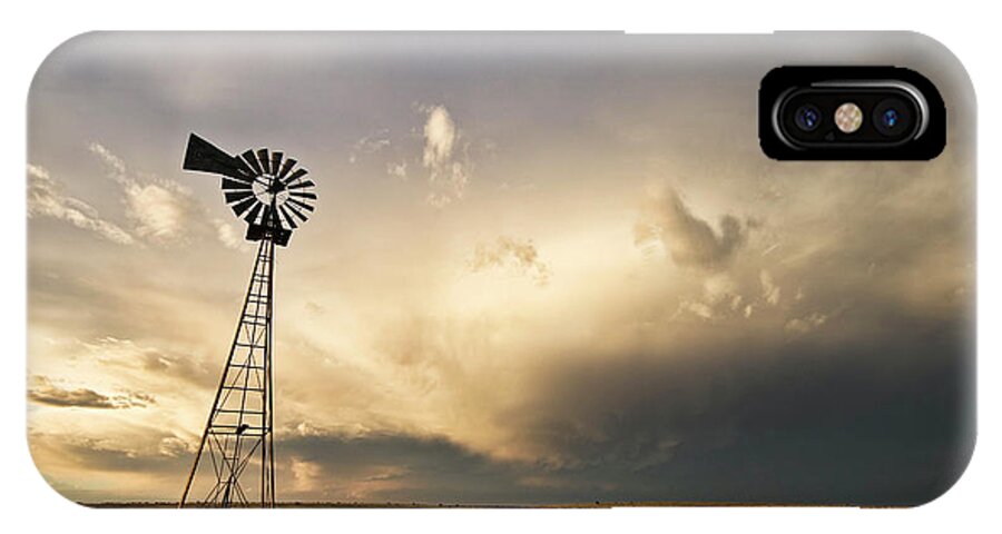 New Mexico iPhone X Case featuring the photograph Sunset near Santa Rosa New Mexico by Ryan Crouse