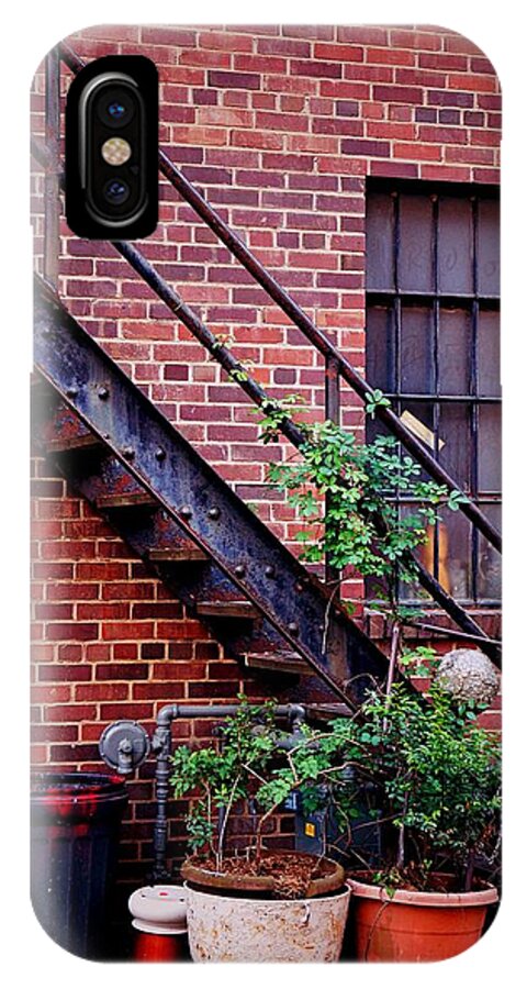 Fine Art iPhone X Case featuring the photograph Take The Stairs by Rodney Lee Williams