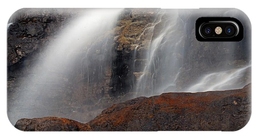 Tangle Falls iPhone X Case featuring the photograph Tangle Falls Closeup 9 by Larry Ricker