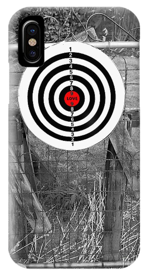 Target iPhone X Case featuring the photograph Target Love by Bill Thomson