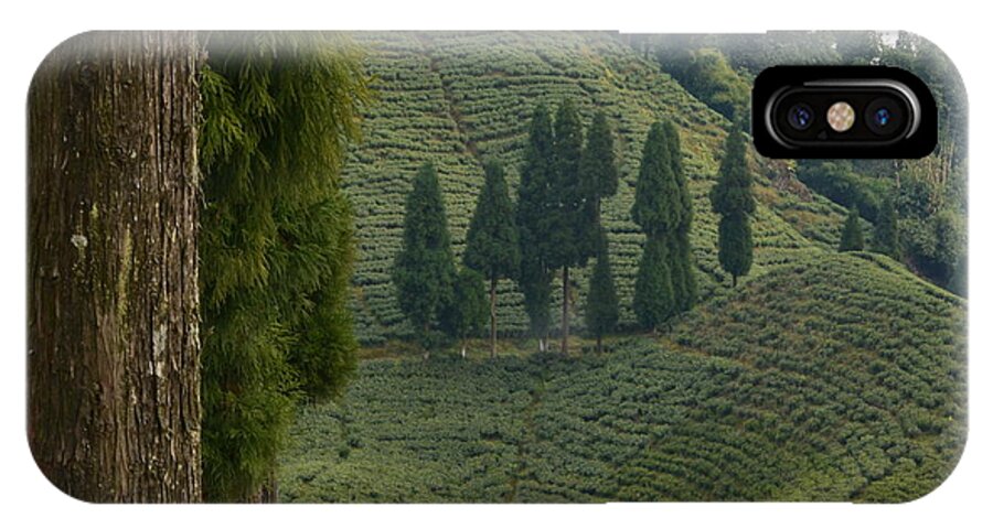 Landscape iPhone X Case featuring the photograph Tea garden In Darjeeling by Atul Daimari