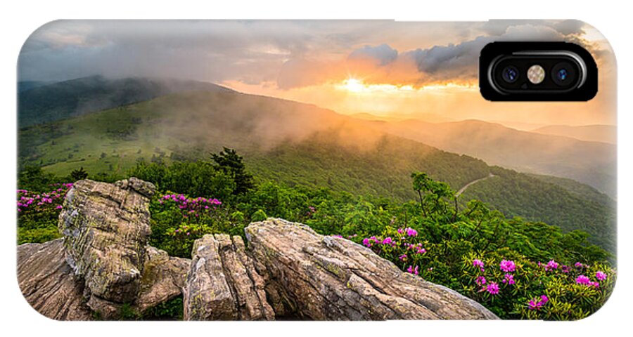 Tennessee iPhone X Case featuring the photograph Tennessee Appalachian Mountains Sunset Scenic Landscape Photography by Dave Allen