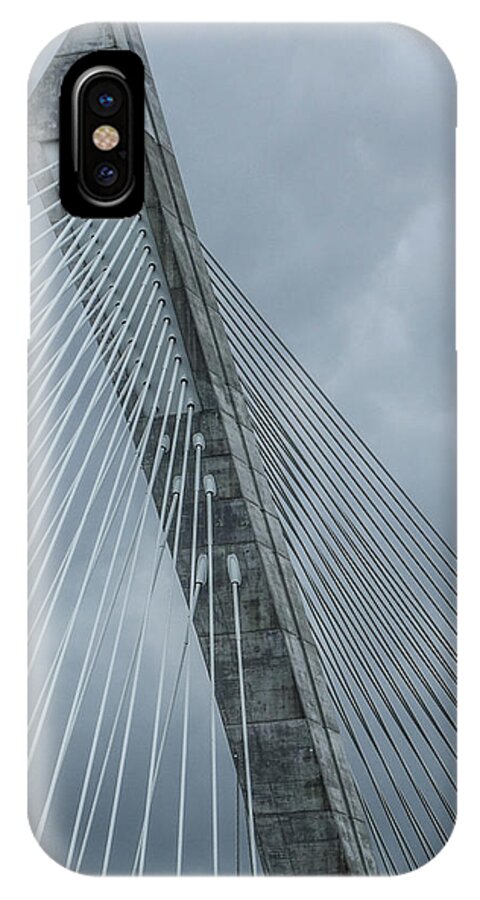 Pone De Terenez iPhone X Case featuring the photograph Terenez Bridge iii by Helen Jackson