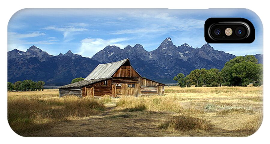 Grand Teton National Park iPhone X Case featuring the photograph Teton Barn 3 by Marty Koch