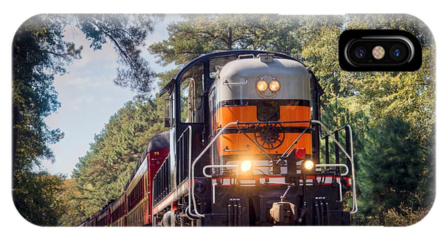 Texas iPhone X Case featuring the photograph Texas State Railroad by Ray Devlin