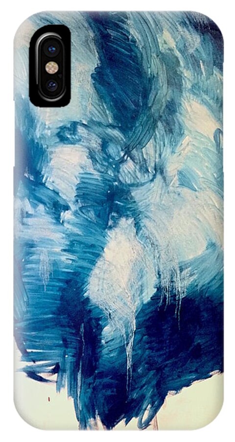 Annunication iPhone X Case featuring the painting The Annunciation #5 by Daniel Bonnell
