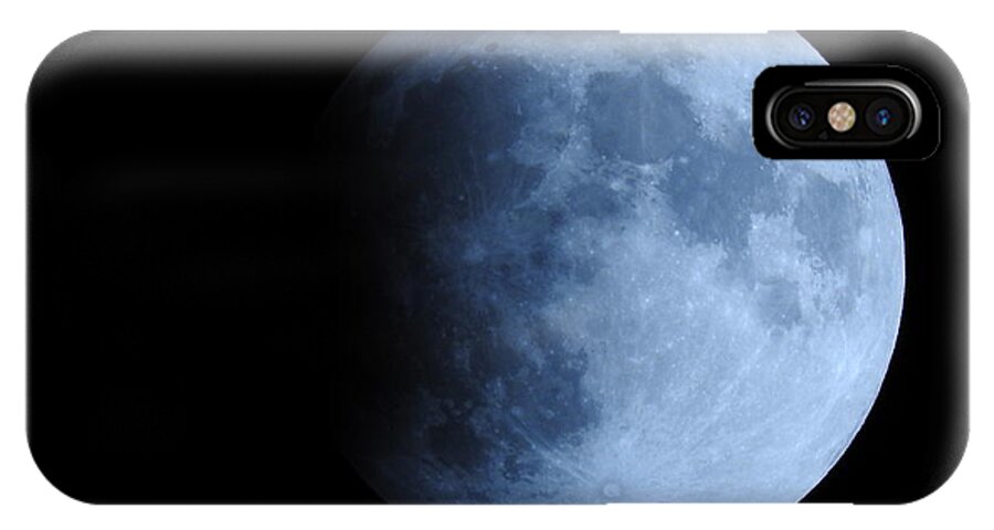 Eclipse iPhone X Case featuring the photograph The beginning of an Eclipse by Julianne Pereira