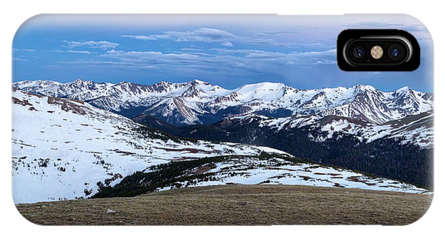 Gore Range iPhone X Case featuring the photograph The Gore Range at Sunrise - Rocky Mountain National Park by Ronda Kimbrow