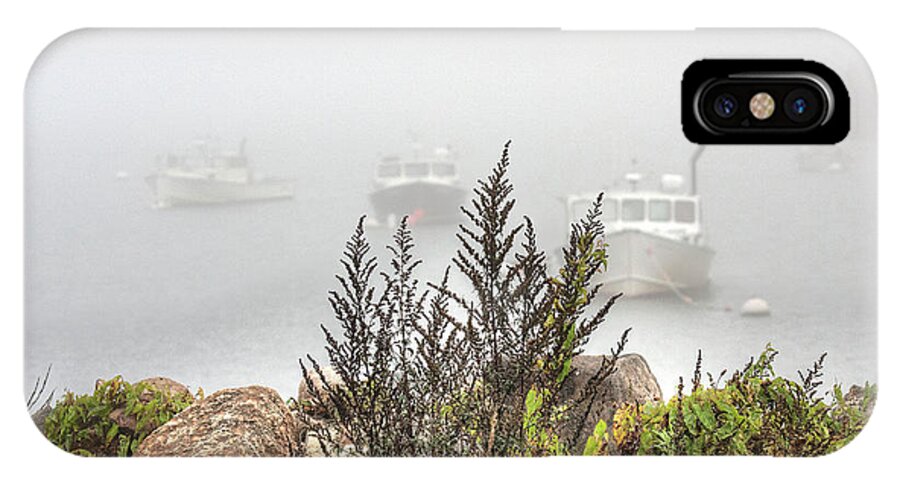 Monhegan Island iPhone X Case featuring the photograph The Harbor by Tom Cameron