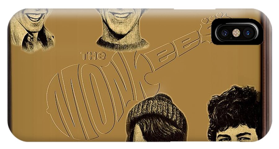 The Monkees iPhone X Case featuring the photograph The Monkees by Movie Poster Prints