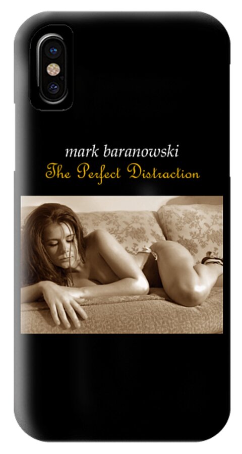 Music iPhone X Case featuring the digital art The Perfect Distraction by Mark Baranowski