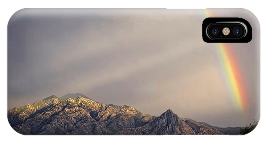 Rainbow iPhone X Case featuring the photograph The Promise by Lucinda Walter
