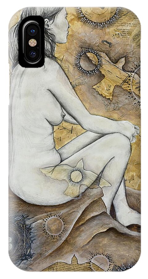 Eggs iPhone X Case featuring the mixed media The Vessel by Sheri Howe