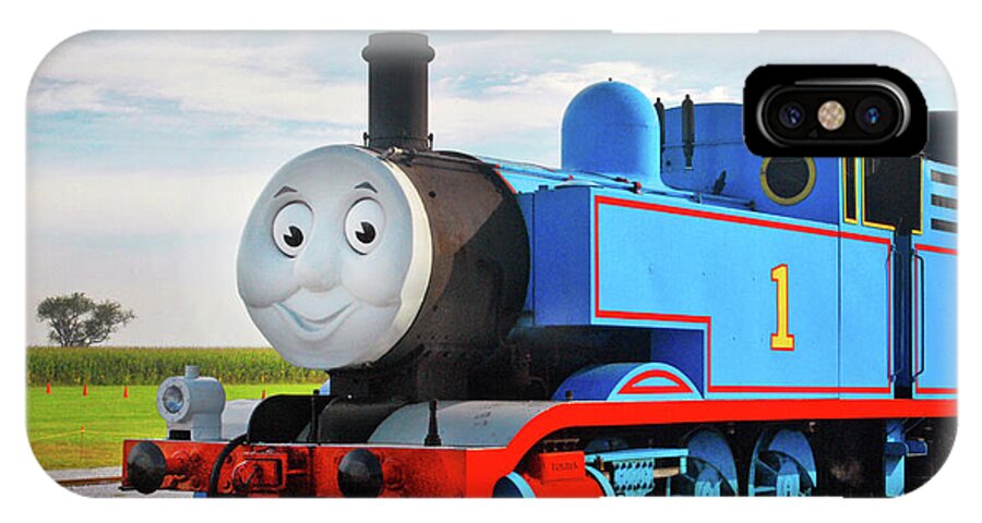 D2-rr-0919 iPhone X Case featuring the photograph Thomas The Train by Paul W Faust - Impressions of Light