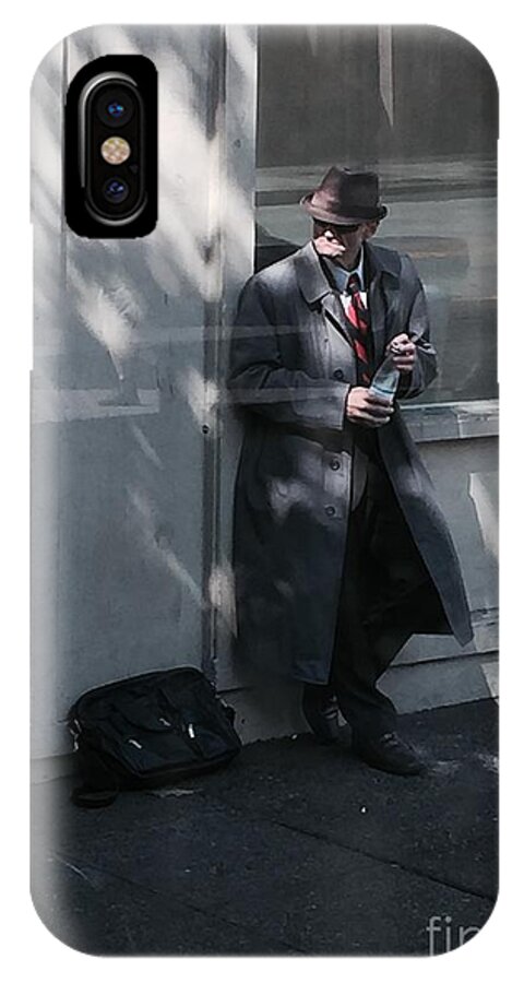 Time Traveler iPhone X Case featuring the photograph Time traveler by LeLa Becker