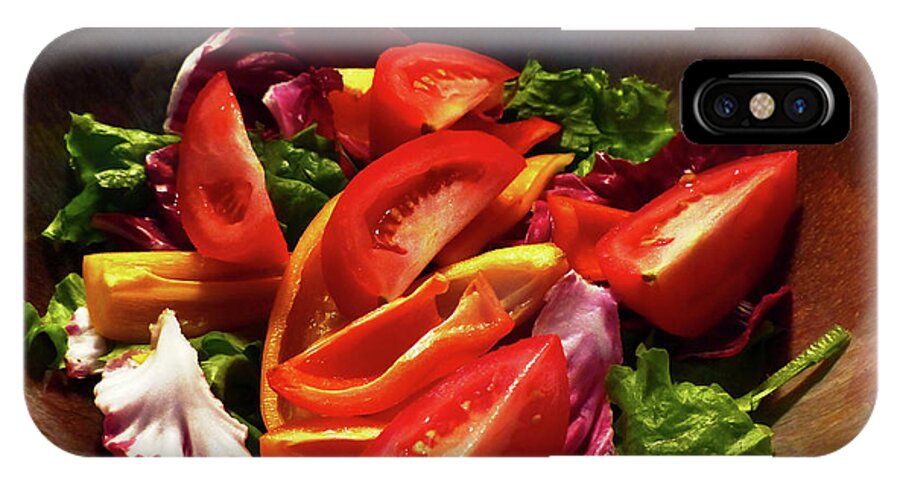 Ripe iPhone X Case featuring the photograph Tomato Salad by Rosanne Licciardi