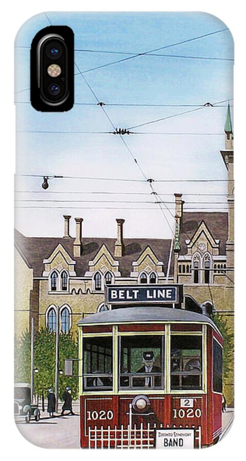 Toronto Belt Line iPhone X Case featuring the painting Toronto Belt Line by Kenneth M Kirsch