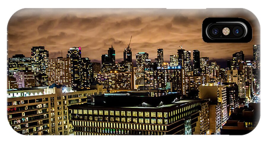 Toronto iPhone X Case featuring the photograph Toronto Dusk by Sara Frank