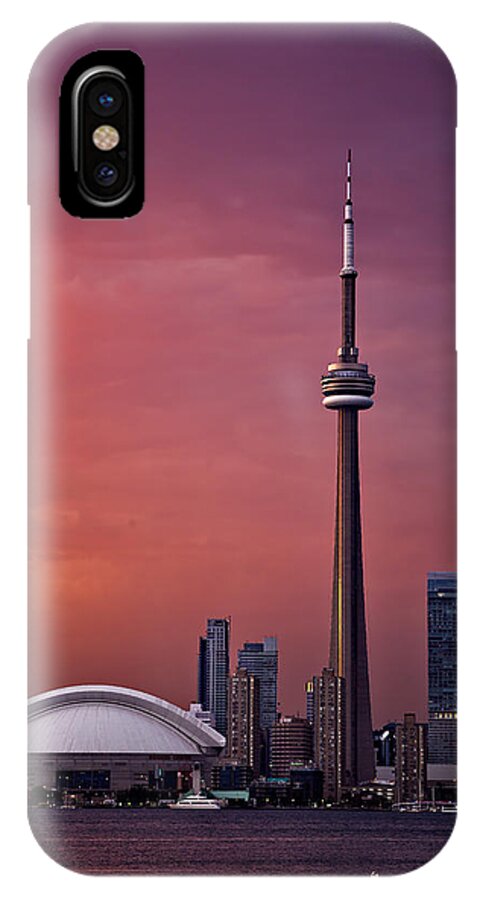Toronto Sunset iPhone X Case featuring the photograph Toronto Sunset by Ian Good