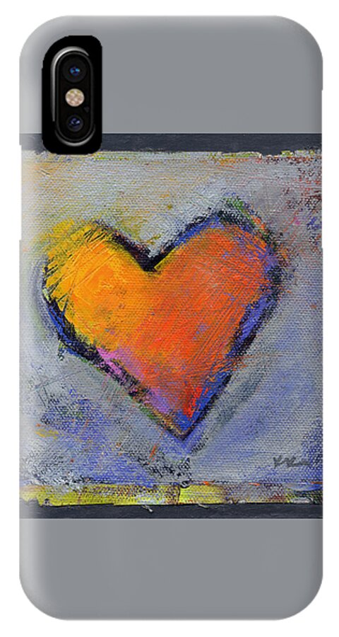 Love iPhone X Case featuring the painting Love 6 by Konnie Kim