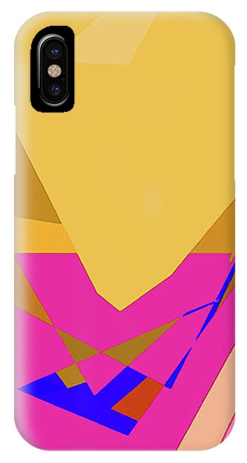 iPhone X Case featuring the digital art Tropical Ravine by Gina Harrison
