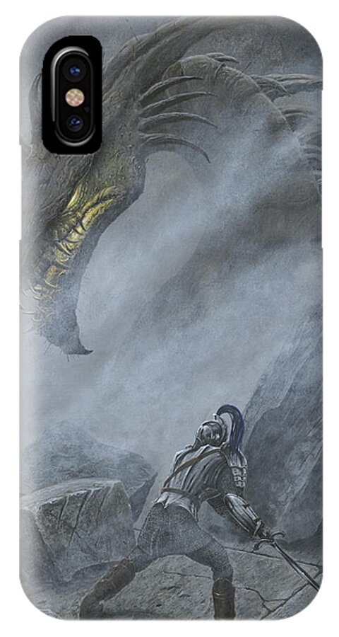 Turin Turambar Confronts Glaurung at the Ruin of Nargothrond Art Print by  Kip Rasmussen - Pixels