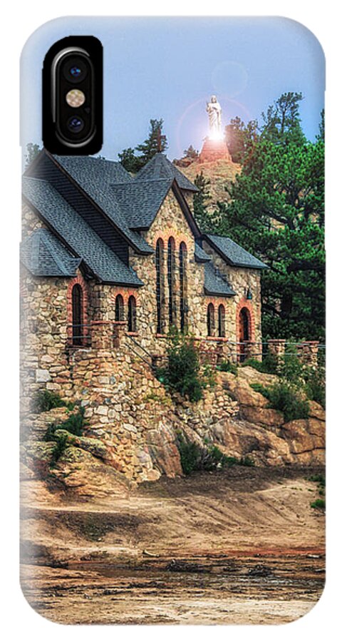 Chapel On The Rock iPhone X Case featuring the photograph Twilight at Chapel On The Rock by Juli Ellen