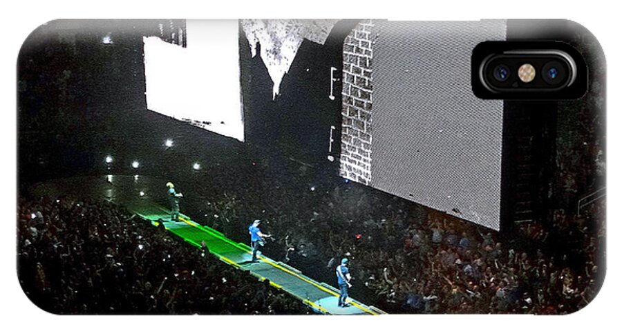 Digital Photography iPhone X Case featuring the photograph U2 Innocence And Experience Tour 2015 Opening At San Jose. 4 by Tanya Filichkin