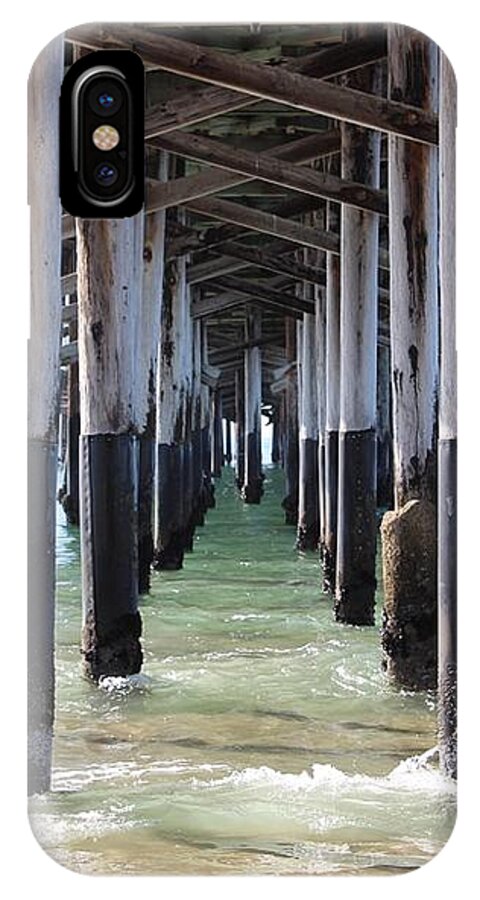 Pier iPhone X Case featuring the photograph Under The Pier by Brian Eberly
