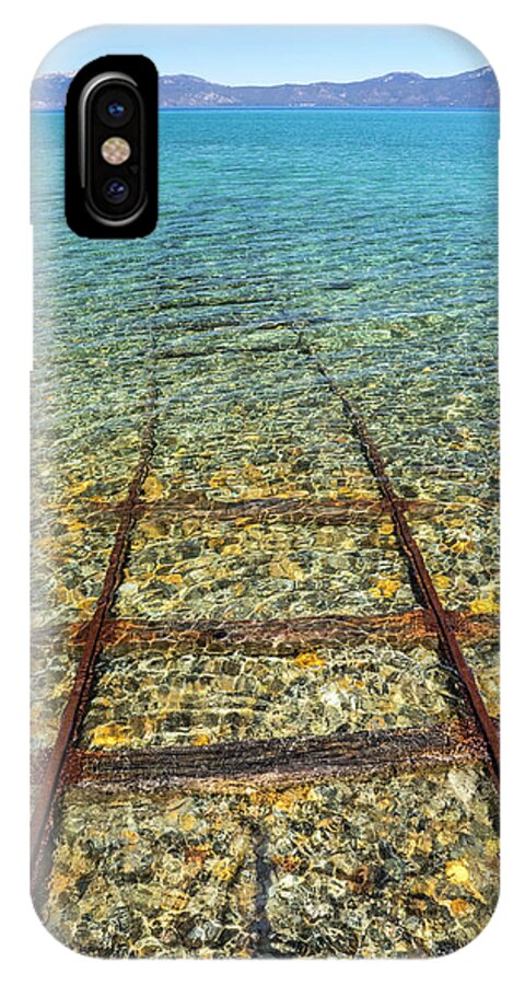 Usa iPhone X Case featuring the photograph Underwater Railroad by Martin Gollery