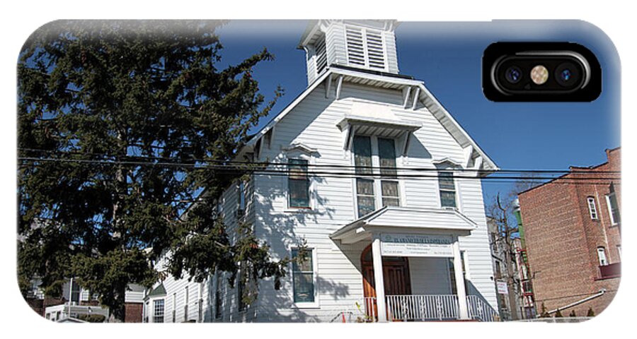 Union Evangelical Church iPhone X Case featuring the photograph Union Evangelical Church of Corona by Steven Spak