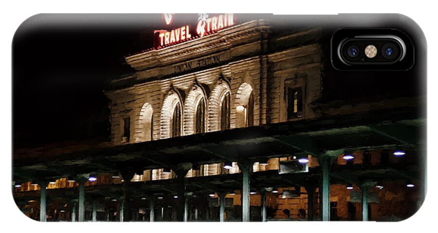Union Station iPhone X Case featuring the photograph Union Station Denver Colorado by Ken Smith