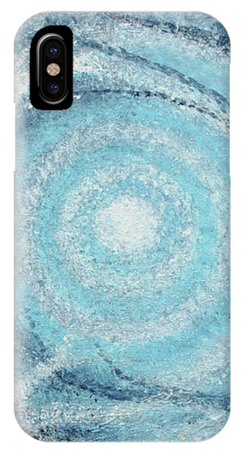 Trees iPhone X Case featuring the painting Unity by Holly Carmichael