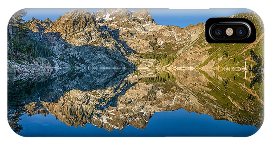 Sierra iPhone X Case featuring the photograph Upper Sardine Lake Panorama by Greg Nyquist
