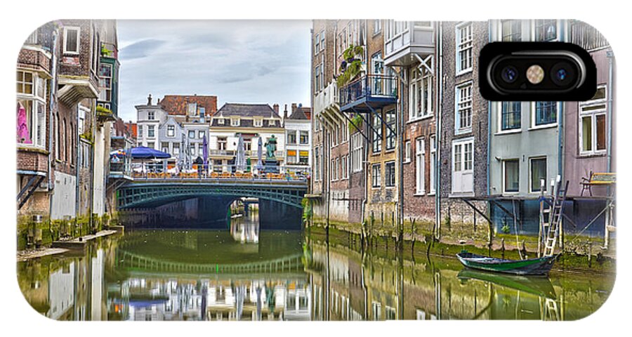Dordrecht iPhone X Case featuring the photograph Venetian Vibe in Dordrecht by Frans Blok
