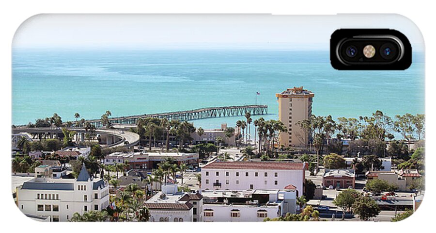 Ventura iPhone X Case featuring the photograph Ventura Coastal View by Art Block Collections